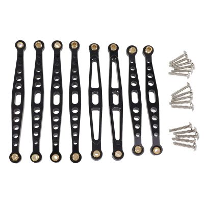 DAIKONRICH Metal Upgrade and Renovation Accessories, Parts, Fixing Rods for HB Toys 1/10 for ZP1001 ZP1002 ZP1003 ZP1004 RC Car Parts(Black)