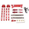 DAIKONRICH Suitable for MN Model 1/12RC Car for MN78 MN82 MN168 Metal Upgrade Accessories Rod Shock Absorber Transmission Shaft Set(Red) view 1