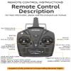 OBIOCKIDAY 1/34 F07 UH-1 RC Helicopter, 2.4G 6CH Brushless Direct-Drive Flybarless RC Military Helicopter, Remote Control Helicopter for Adults Outdoor RC Armed Helicopter Toy Gift -RTF view 4
