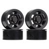 BOQEXSS for Axial 90069 for D90 for TF2 for Tamiya for CC01 for LC70 for MST for JIMNY 1/10 RC 4Pcs Plastic 1.55" Beadlock Wheel Rim Black RC Car Parts view 1