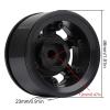 BOQEXSS for Axial 90069 for D90 for TF2 for Tamiya for CC01 for LC70 for MST for JIMNY 1/10 RC 4Pcs Plastic 1.55" Beadlock Wheel Rim Black RC Car Parts view 3