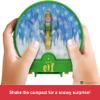 Polly Pocket x Elf Collaboration Compact, Micro Dolls and Holiday Theme Playset, 6 Themed Accessories, Buddy, Santa, & Papa Elf Figures view 2