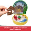 Polly Pocket x Elf Collaboration Compact, Micro Dolls and Holiday Theme Playset, 6 Themed Accessories, Buddy, Santa, & Papa Elf Figures view 3