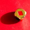 jakilee Premium Stainless Trump Marker Dice - Metal Euchre Cube & 0.62Inch(16mm) Trump Indicator for Euchre/Pinochle/Bridge Card Games and More (Gold) view 3