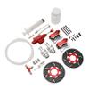 FLMLF Front Wheel Hydraulic Brake System Kit with Metal Calipers and Disc for 1/5 Hpi Rovan Km Baja 5b Ss 5t 5sc RC Car Parts view 2