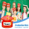 HEYINSHEN 24PCS Paper Graduation Hats for Kids Preschool Graduation Cap Hats Kindergarten Paper Crown Red Graduation Hat Graduation Cap Headband Graduation Hat with 24 Elastic String for Grad Party view 4