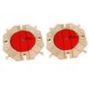 2pcs Wooden Trains Railway Set Compatible Accessories Turntable view 1
