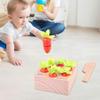Carrot Harvest Game Wooden Educational Sorting for Cognitive Ability Toddler view 2