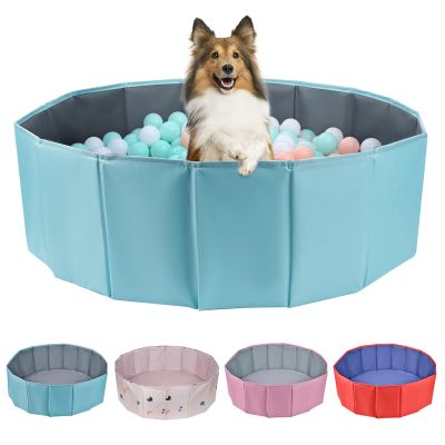 Dog Ball Pit, Foldable Ball Pit for Dog, Balls Pit for Dogs, Balls Pit for All Types of Dogs, Suitable for Indoor and Outdoor Activities (47.24inches in Diameter,No Ball Included)