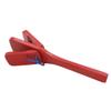 1pc Kids Wooden Castanet Clapper Handle Toys Red view 1