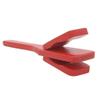1pc Kids Wooden Castanet Clapper Handle Toys Red view 3
