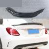 Carbon Fiber Rear Spoiler Wing Compatible For Mercedes Benz C Class C180 C200 C63 R W205 Sedan 4-Door 2015-2019 Rear Trunk Spoiler(Real Carbon Fiber) view 2