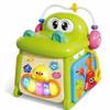 Qizebaby Montessori Activity Cube for Toddlers 1-3, Baby Activity Cube with Music & Lights, 8-in-1 Learning Toy with Shape Sorter & Bead Maze, Educational Toys for 12-36 Months Boys Girls view 1