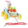 Cute Rabbit Wooden Pull Along Walking Toy Development Toys for Baby Toddler view 3