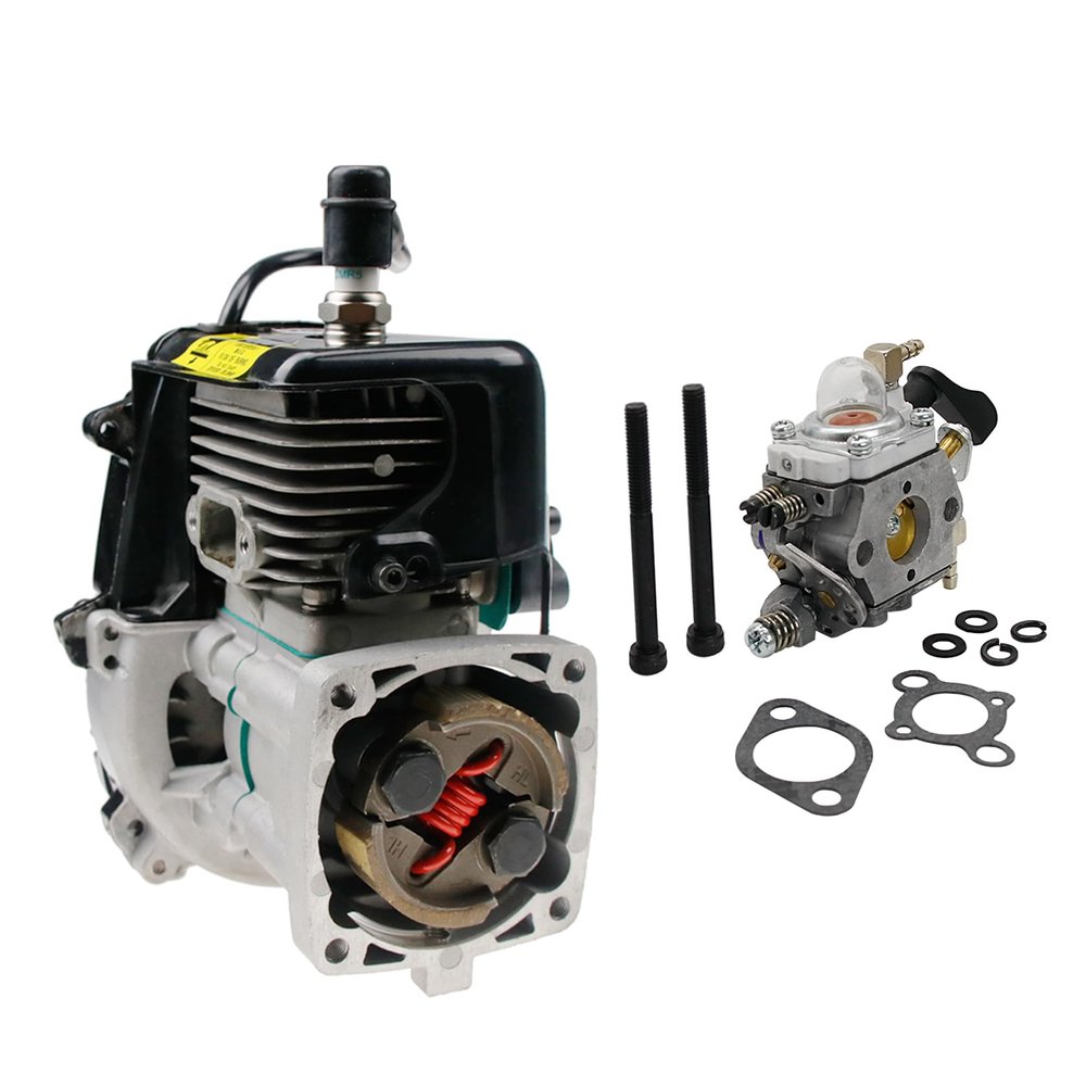 Ecoyin 29cc 4-Bolt Engine for 1/5 RC Cars HPI Rovan Baja Losi 5ive-T DBXLFG GoPed Redcat with Carburetor Kit (Black)
