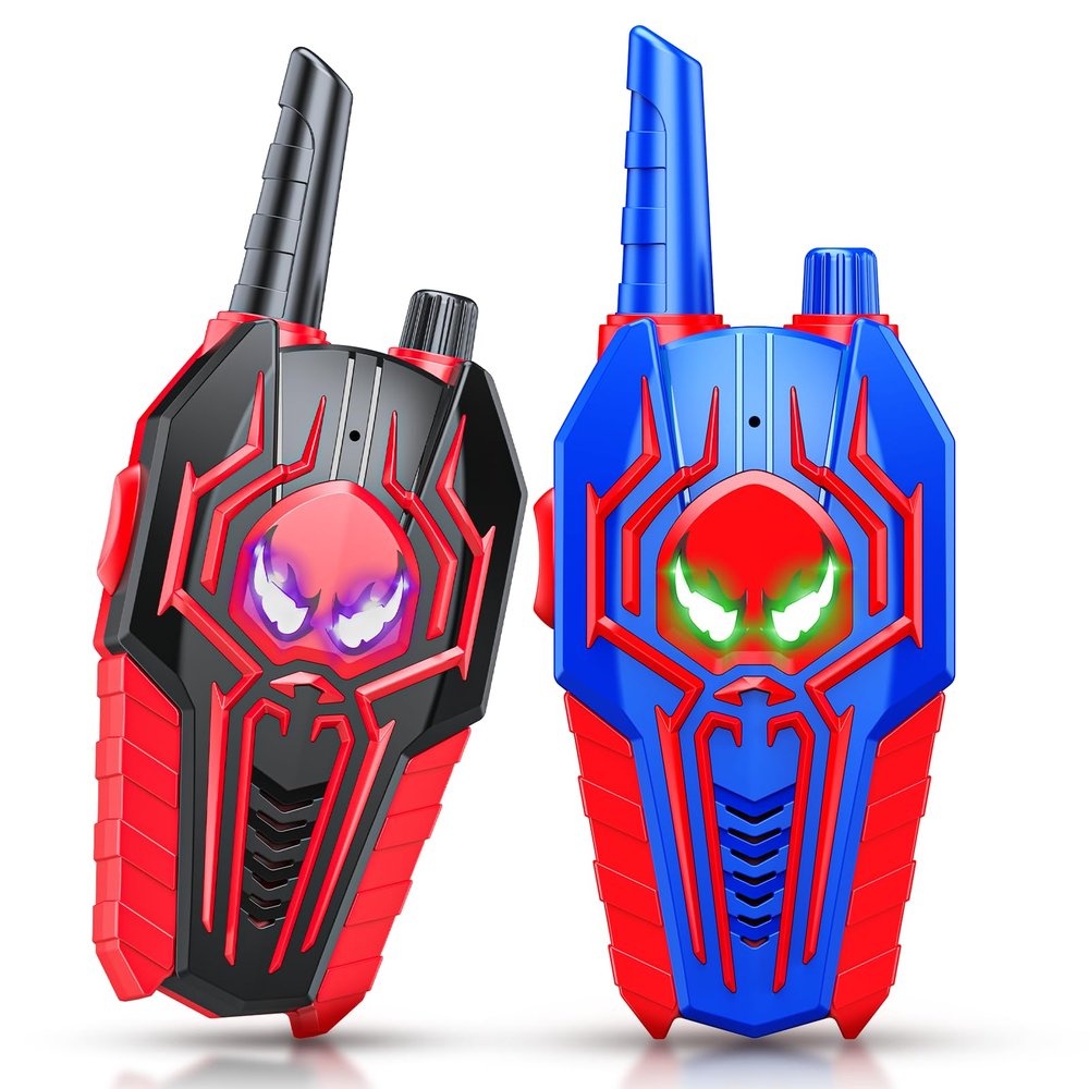 Cool Walkie Talkies for Boys Kids: Gifts Toys for 3 4 5 6 7 8 Year Old Boys Ages 5-7 Kids Walkie Talkies 2 Pack Outdoor Hiking Toy Age 3-8 Year Old Boy Girl Easter Birthday Gifts Stuffers