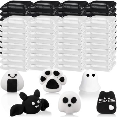 WinnerWhy 72 Pcs 38oz Air Dry Clay Modeling Magic Ultra Light Modeling Clay for Kids DIY for Sculpting Air Dry School Gift(White, Black)