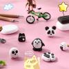 WinnerWhy 72 Pcs 38oz Air Dry Clay Modeling Magic Ultra Light Modeling Clay for Kids DIY for Sculpting Air Dry School Gift(White, Black) view 4