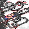 2 in 1 Slot Car Race Track Sets with 4 Slot Cars, 1:43 Electric Car Track for Boys, Dual Racing Game Lap Counter Circular Slope Track Sets, Birthday Gifts Toys for Boys Kids Ages 6 7 8 9 10 11 12 view 2