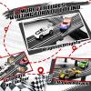2 in 1 Slot Car Race Track Sets with 4 Slot Cars, 1:43 Electric Car Track for Boys, Dual Racing Game Lap Counter Circular Slope Track Sets, Birthday Gifts Toys for Boys Kids Ages 6 7 8 9 10 11 12 view 3
