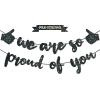 2025 Graduation Banners Party Decorations, Pre-strung We Are So Proud of You Banner Garland for Graduation Party Supplies, School, Home, Decorations (NO-DIY) view 1