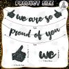 2025 Graduation Banners Party Decorations, Pre-strung We Are So Proud of You Banner Garland for Graduation Party Supplies, School, Home, Decorations (NO-DIY) view 3