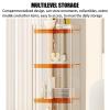 PurezmMoto Acrylic Display Stand, Multi-Level Vertical Display CaseAcrylic Multi-Color Available Display Case, for Home Office Ornaments Storage Shelves, Showcase(Green,40 * 25 * 76cm) view 4