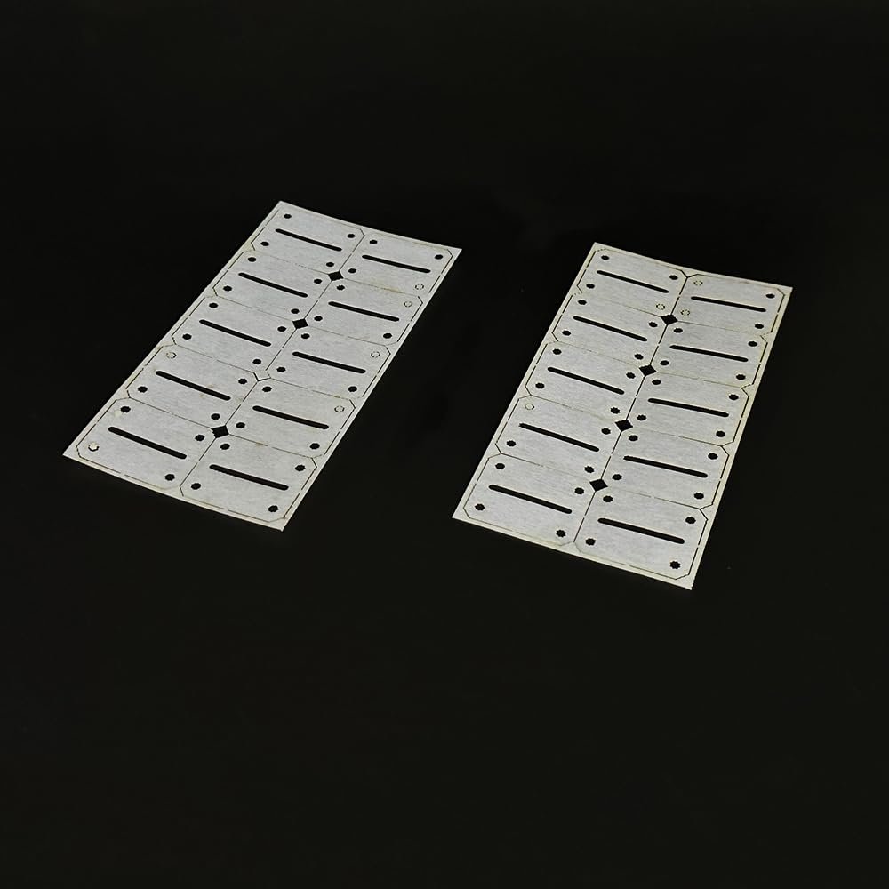 20PCS RC Plane Hinge Folding Leaf Paper Hinges Model Aileron Tail Wing Connector for RC Airplane Aircraft Helicopter DIY Model Plane Fix Wing Parts (25x20mm Rectangle)