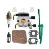 2pcs Compatible With ST-IHL FS55 FS55R FS55RC KM55 HL45 KM55R FS38 With Fuel Line Fuel Supply System Carburetor Tool Set Carburetor Kits 9 Pcs view 1