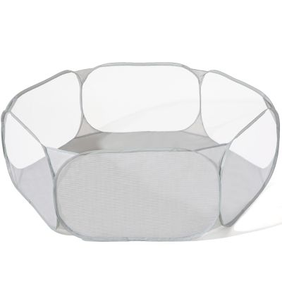 Kids Ball Pit, Large Pop Up Toddler Ball Pits 47inches Play Tent for Toddlers Girls Boys for Indoor&Outdoor Play Tent with Carry Tote, Balls Not Included (Gray)