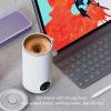 400ML Portable Milk Warmer Mixer, Travel Bottle Warmer Built in Rotating Stirrer Heating Up to 55C Quickly Thaws Milk for Home or Outdoors, Car, Work. Stainless Steel view 3