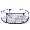 Kids Ball Pit, Blue Large Pop Up Toddler Ball Pits 47inches Play Tent for Toddlers Girls Boys for Indoor&Outdoor Play Tent with Carry Tote, Balls Not Included (Deep Blue) view 1