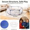 Kids Ball Pit, Blue Large Pop Up Toddler Ball Pits 47inches Play Tent for Toddlers Girls Boys for Indoor&Outdoor Play Tent with Carry Tote, Balls Not Included (Deep Blue) view 4