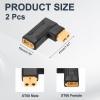 MECCANIXITY 2 Pack Male Bend to Female Wireless Adapter Connectors Wireless view 2
