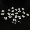 20PCS RC Plane Hinge Folding Leaf Paper Hinges Model Aileron Tail Wing Connector for RC Airplane Aircraft Helicopter DIY Model Plane Fix Wing Parts (20x15mm Rectangle) view 2
