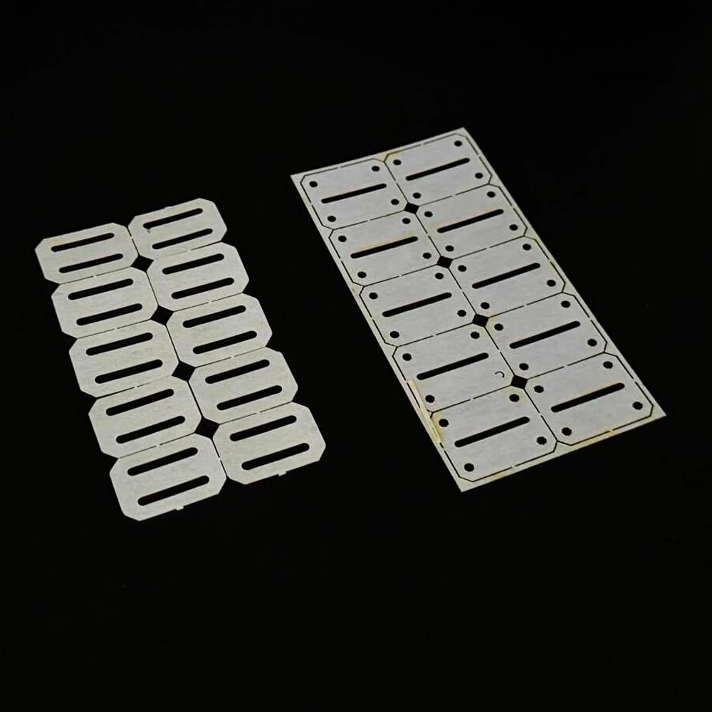 20PCS RC Plane Hinge Folding Leaf Paper Hinges Model Aileron Tail Wing Connector for RC Airplane Aircraft Qulicopter DIY Model Plane Fix Wing Parts (Shape 5)