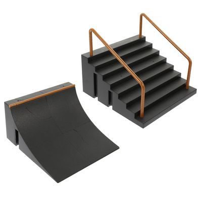 Homoyoyo Finger Skateboard 2 Pieces Boys and Girls Skateboard Supplies Indoor Game Accessory for Children