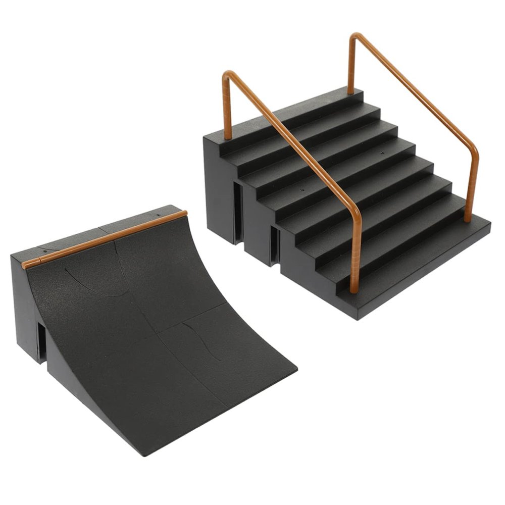 Homoyoyo Finger Skateboard 2 Pieces Boys and Girls Skateboard Supplies Indoor Game Accessory for Children