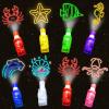 28PCS Under the Sea Party Favors LED Finger Lights, Glow in the Dark Light Up Summer Beach Toys Gifts Bulk for Kids Birthday Goodie Bags Stuffers Ocean Party Decorations Supplies Classroom Prizes view 1