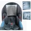 2 Pack Carseat Covers Baby Satin Car Seat Headrest Cover for Babies Baby Hair Protector Soft Silk Feeling Protection Silk Head Cover Satin car seat headrest Protector Support(Grey) view 1