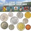 10 Different Novelty Coins from Caribbean Countries - Old Collectible West Indian Token Lot - for Novelty Coin Banks, Holders and Collection Albums view 2