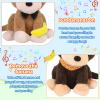 Funny Dancing Singing Monkey Stuffed Animal Musical Stuffed Animal Singing Day-o Song Monkey Plush Toy/Repeat what you say/Singing and Head Movement/Happy Birthday Gifts for Boy Girl Kids 12" (Brown) view 3