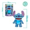 Disney Chatty Stitch Deluxe Puppetronic, Lilo's Friend Plush, Interactive Plush with Puppet Operation, 50+ Moves and Sounds, 6+ Years, Famous (RE001000) view 2