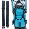 2 Pcs High Chair Straps Replacement Ingenuity Swing Child Stroller Baby 2-Point Safety Belt Kid Safe Strap Pushchair Stroller Security Straps Replacement Harness Belt for Pushchair HighChair(Black) view 1