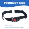 2 Pcs High Chair Straps Replacement Ingenuity Swing Child Stroller Baby 2-Point Safety Belt Kid Safe Strap Pushchair Stroller Security Straps Replacement Harness Belt for Pushchair HighChair(Black) view 2