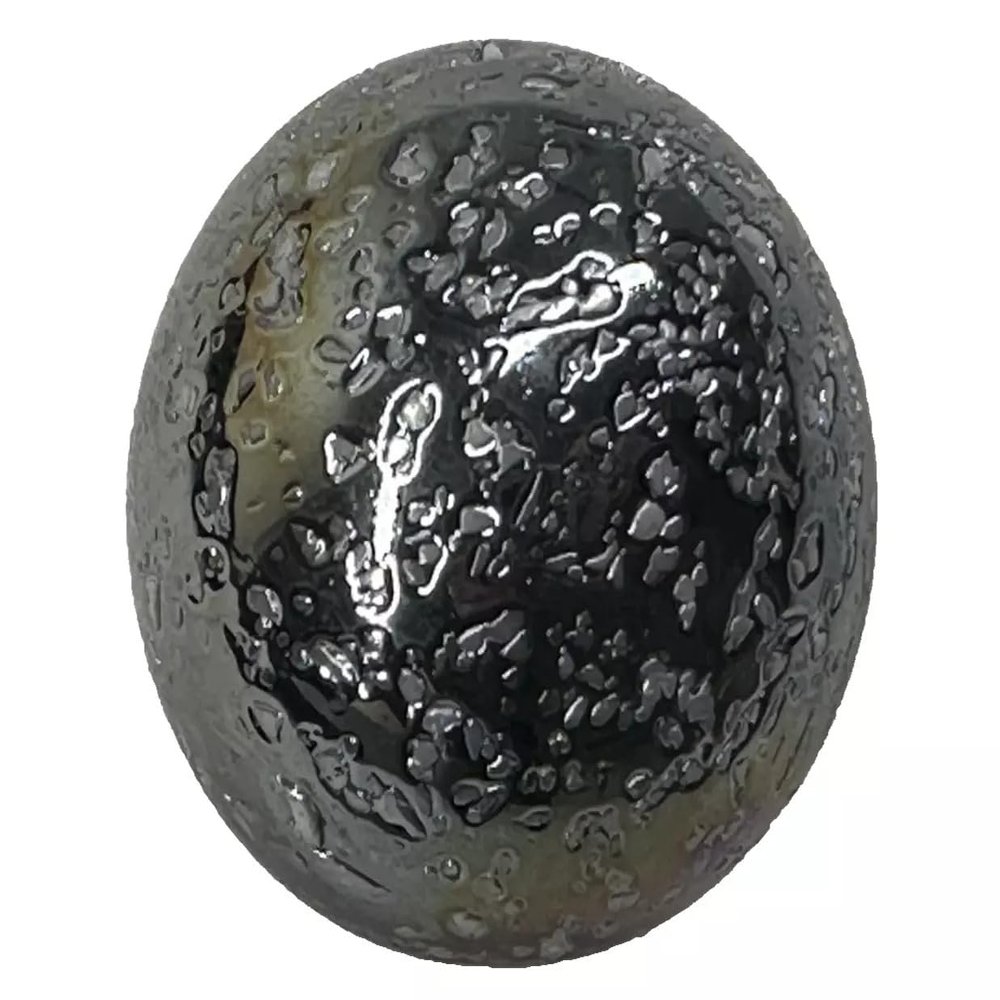 Toe Breaker 50mm (2") Snowball Glitter Marbles Glass Ball Huge