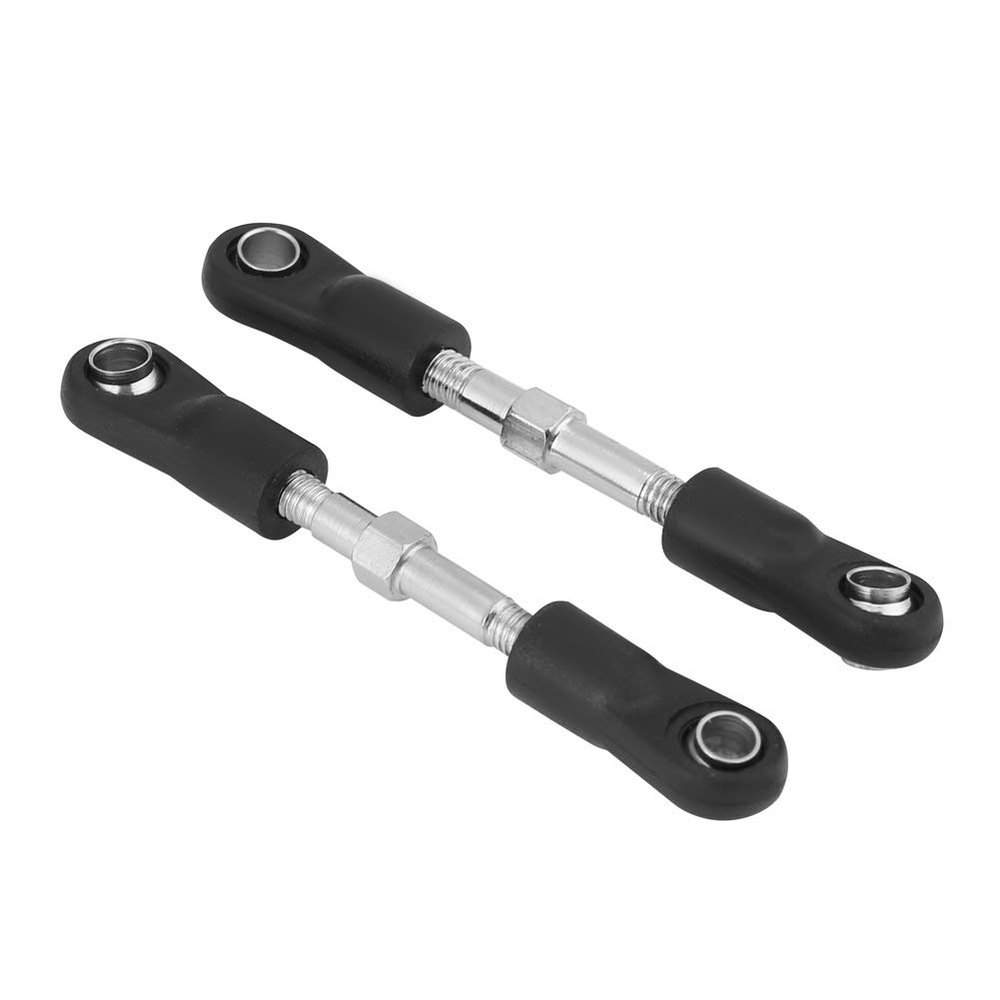 Acouto 2pcsset RC Car Stee Rod Servo Link Turnbuckle Ge for ZD :16 Model Car - Upgrade Replacement Parts Compatible with RC Stee Rod, Servo Rod, Servo Rod Link, RC Servo Rod - Enhance P