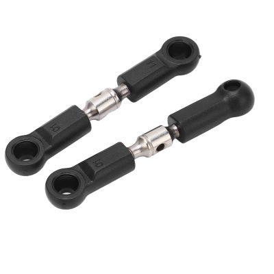 2PCS Stee Tie Rod Links Replacement 104072?2096 RC Vehicle Turnbuckle Ge Rod E for RC Car Stee Servo Link Stee Rod Links Replacement