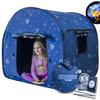 LARCHE Sensory Tent for Kids with LED Lights & Remote Blackout Pop-Up Calm Down for Autism, ADHD & SPD Indoor Sensory Room & Play Tent Foldable & Portable (Space Theme, Regular 35.4 in) view 1