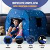 LARCHE Sensory Tent for Kids with LED Lights & Remote Blackout Pop-Up Calm Down for Autism, ADHD & SPD Indoor Sensory Room & Play Tent Foldable & Portable (Space Theme, Regular 35.4 in) view 4